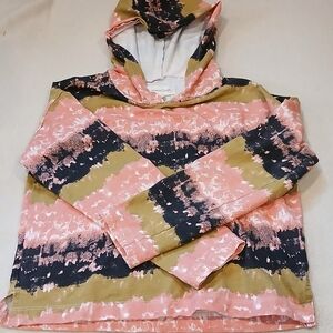 Treasure & Bond Girls' Size 10 (L) Pink and Gold Hoodie